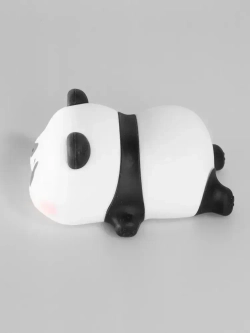 Детский ночник с таймером Панда силиконовый, беспроводной светильник для малышей