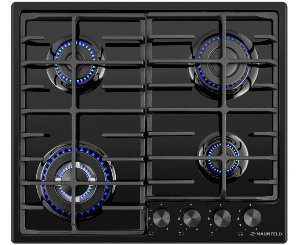 Газовая варочная панель MAUNFELD EGHE.64.63CB2/G фото 
