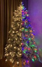 елка заснеженная "Аляска" с встроенной гирляндой