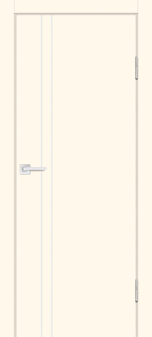 Дверь P-20 AL молдинг / Цвет Магнолия / Двери PROFILO PORTE