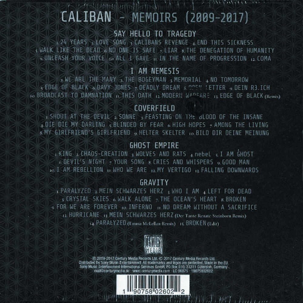 Caliban / Memoirs (2009-2017)(5CD)