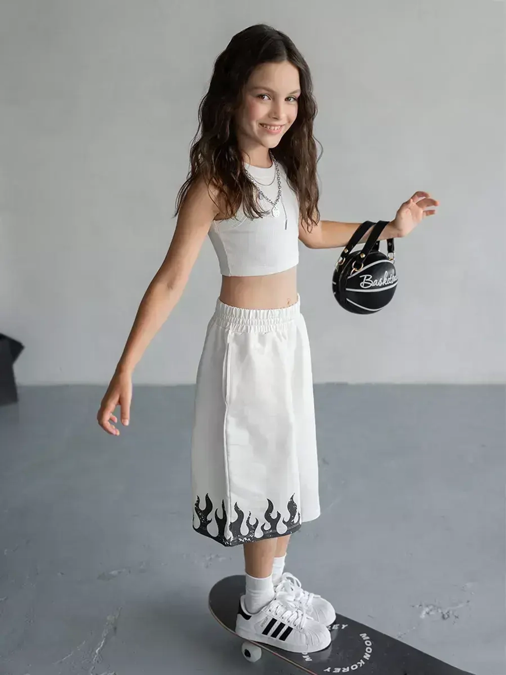 Шорты бермуды для девочки