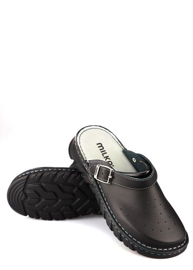 09 | "Lika" Женские сабо (черный)