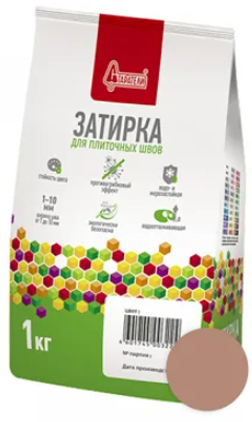Затирка Старатели 1кг для швов №191 Светло-бежевая