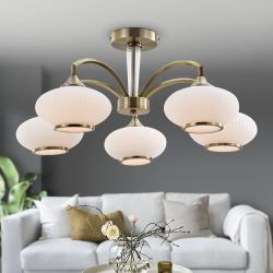 Люстра Rivoli Avarice 2077-305 5 х Е27 60 Вт классика | Классика