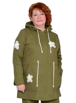 Жакет джинсовый Луговые цветы