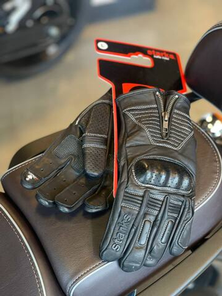 Мотоперчатки STARKS Capella кожа черные