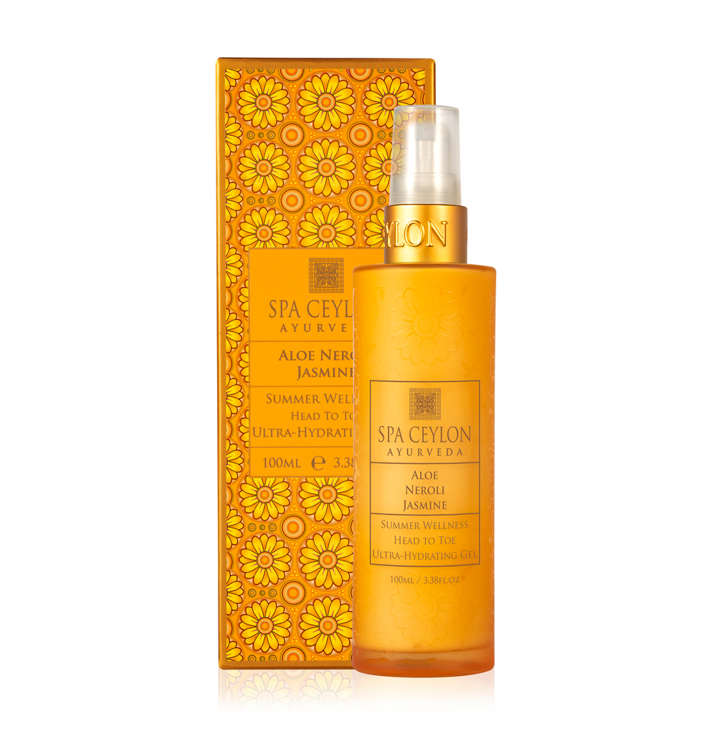 Летний оздоровительный многофункциональный ультраувлажняющий гель "АЛОЭ, НЕРОЛИ И ЖАСМИН" (100мл)