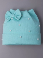 Шапка для девочки осенняя с ушками