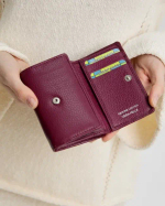 Кошелек 012 03 бордовый