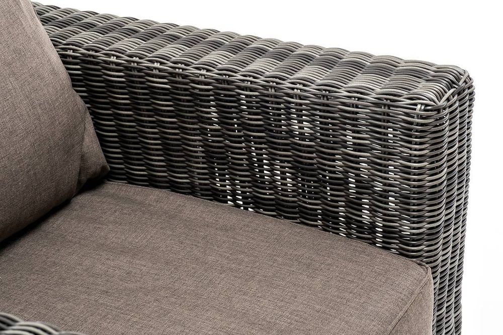 "Боно" лаунж-зона из искусственного ротанга, цвет графит