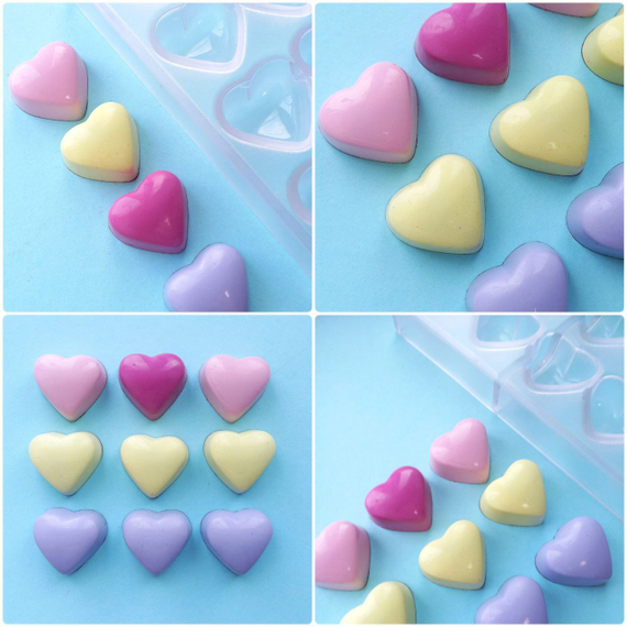 380 | Форма для шоколадных изделий &quot;Сердечко&quot; (275*175 мм)