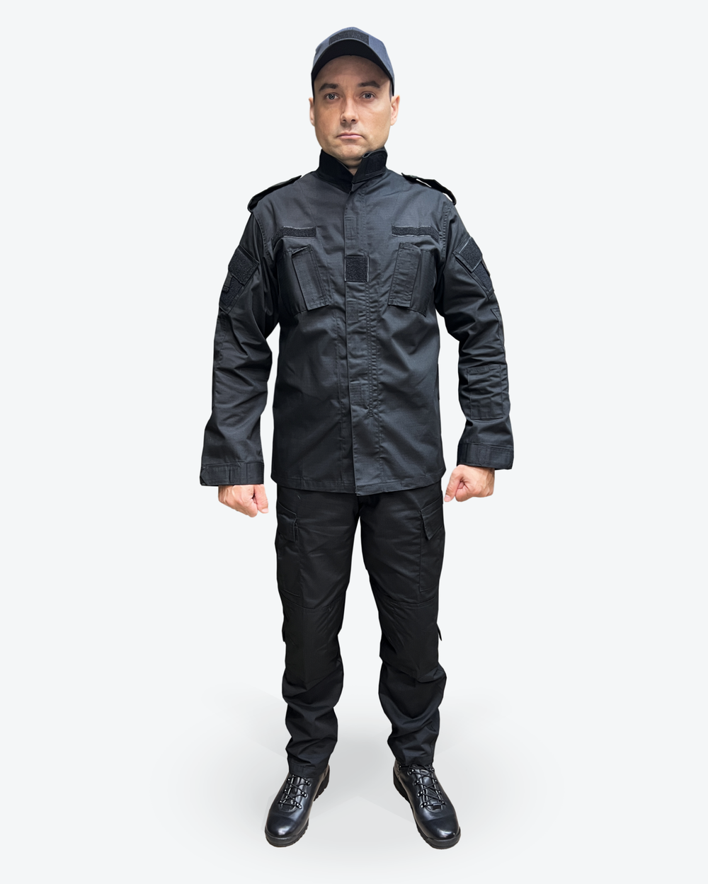 Тактический костюм ACU летний — Черный, износостойкий Rip-Stop