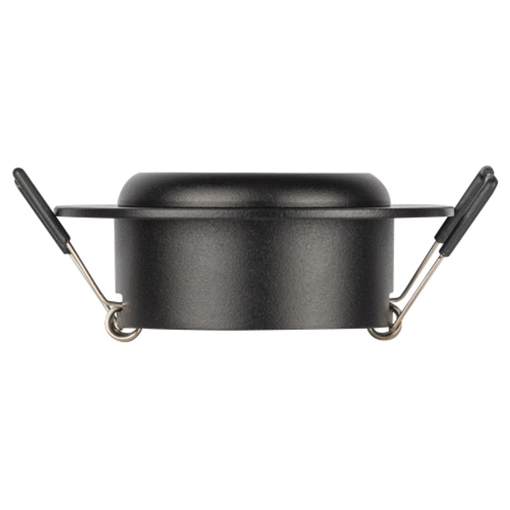 Светильник встраиваемый алюминиевый ЭРА KL109 BK под лампу MR16 GU5.3 черный матовый | Алюминиевые встраиваемые светильники