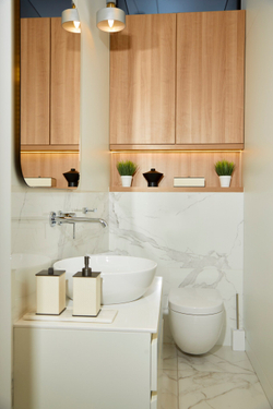 Поднос мраморный прямоугольный 13 х 30