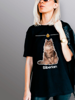 Футболка сибирская кошка