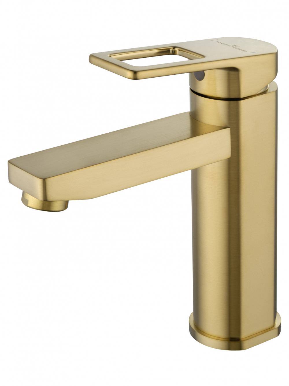 Смеситель для раковины WONZON & WOGHAND FRAME, Брашированное золото (WW-88139010-BG)