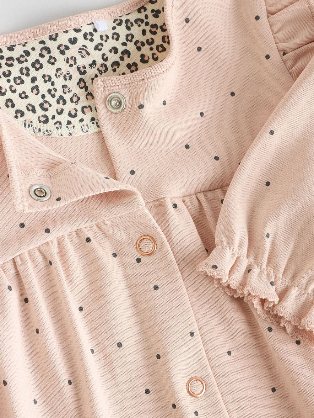 Комбинезон / Cлип и шапочка в комплекте для девочек Next AA5-449, 3 шт., Бежевый