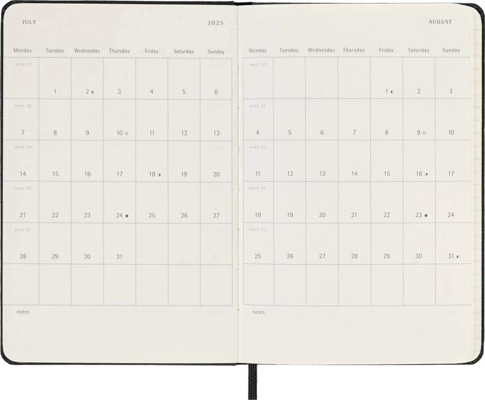 Ежедневник Moleskine (DHB12DC2) Classic Pocket 90x140мм 400стр. черный