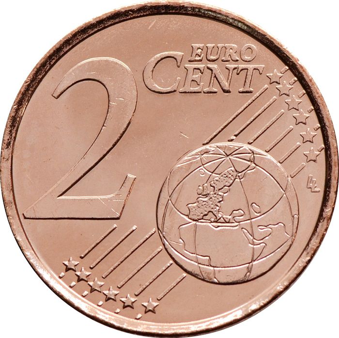 2 евроцента 2015 Бельгия (2 euro cent)