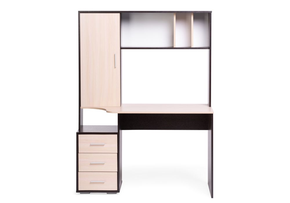 Компьютерный стол КСТ-16 120х60х160 левый венге / беленый дуб