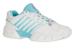 Женские теннисные кроссовки K-Swiss Big Shot Light 4 - brilliant white/angel blue/sheer lilac