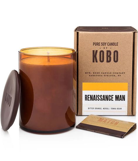 Renaissance Man, свеча Woodblock, Kobo Candles