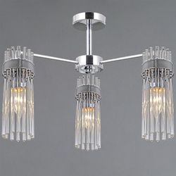 Люстра на штанге ILLUMICO GENOA IL0761-3CSQ-25 CR GENOA