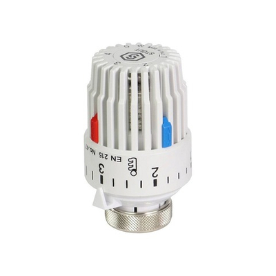 Головка термостатическая STOUT - M30x1.5 (регулировка 6-28°C, цвет белый)