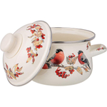 Кастрюля 1,5л "Снегири"