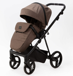 Детская коляска Adamex Quantum 2 в 1 Q-TK51 (КОРИЧНЕВЫЙ)