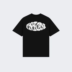 Футболка UNIFORM Heavy Stamp, черный/белый