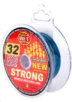 Леска плетёная WFT KG STRONG Multicolor 600 м, 0,22 мм