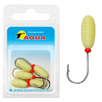 Мормышка фосфорная №76 КОРОЕД, 2 упк по 5шт 0,74g