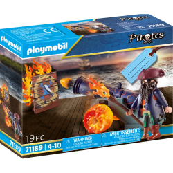 Playmobil - Пираты Пират с пушкой 71189 / артикул   71189  / GTIN 4008789711892