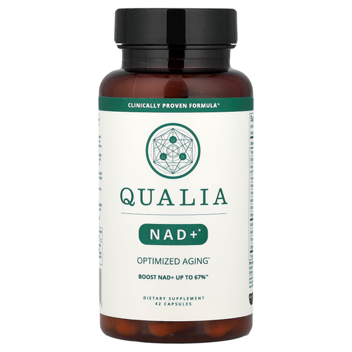 Qualia, NAD+®, 42 капсулы