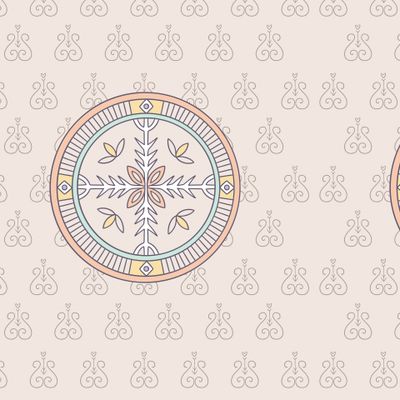 Одеяло Обереги Бежевый