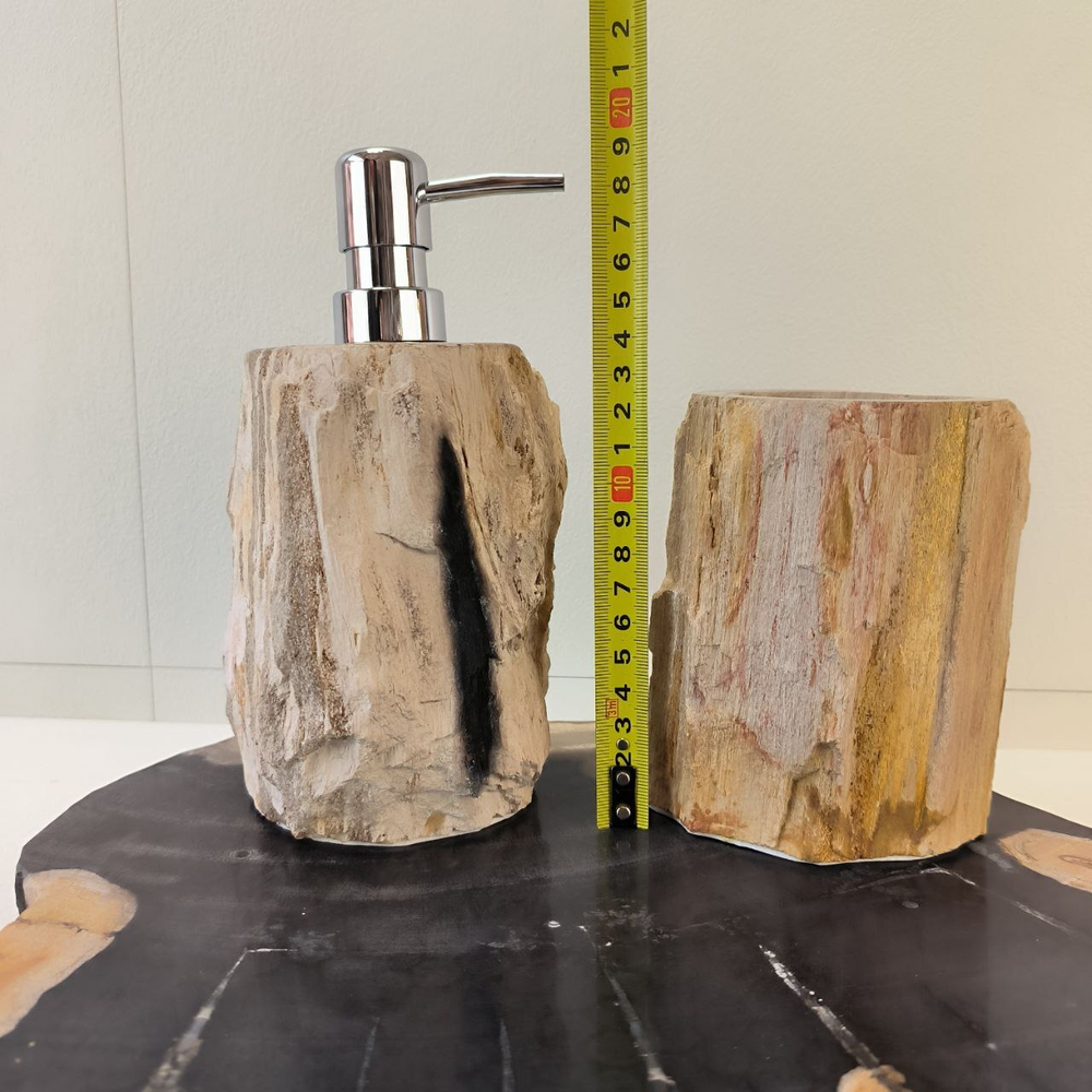 Набор из окаменелого дерева 4 предм Fossil Set NF-63292 поднос 149