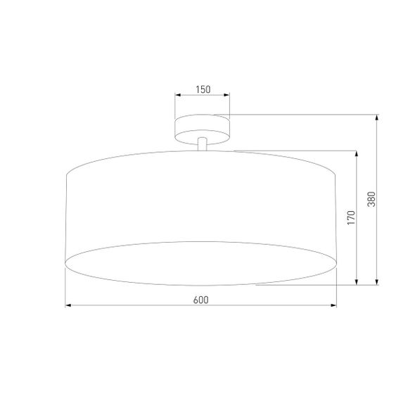 Потолочный светильник TK Lighting 4245 Rondo Black