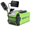 Комплект: Аккумулятор Greenworks G40B2, 2926907,40v, 2 А·ч + Зарядное устройство Greenworks ,(слайдер) 2946507,40v, 2A