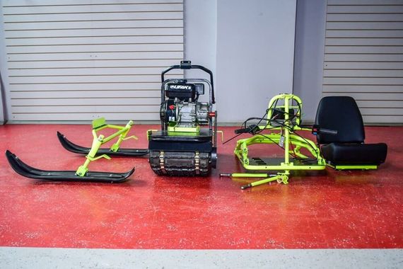 Мотобуксировщик БУРЛАК Волчок 6.5 л.с.