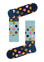 Сине-голубые носки Big Dot Block Sock в горох (Размер: 29) (Цвет: синий с голубым)