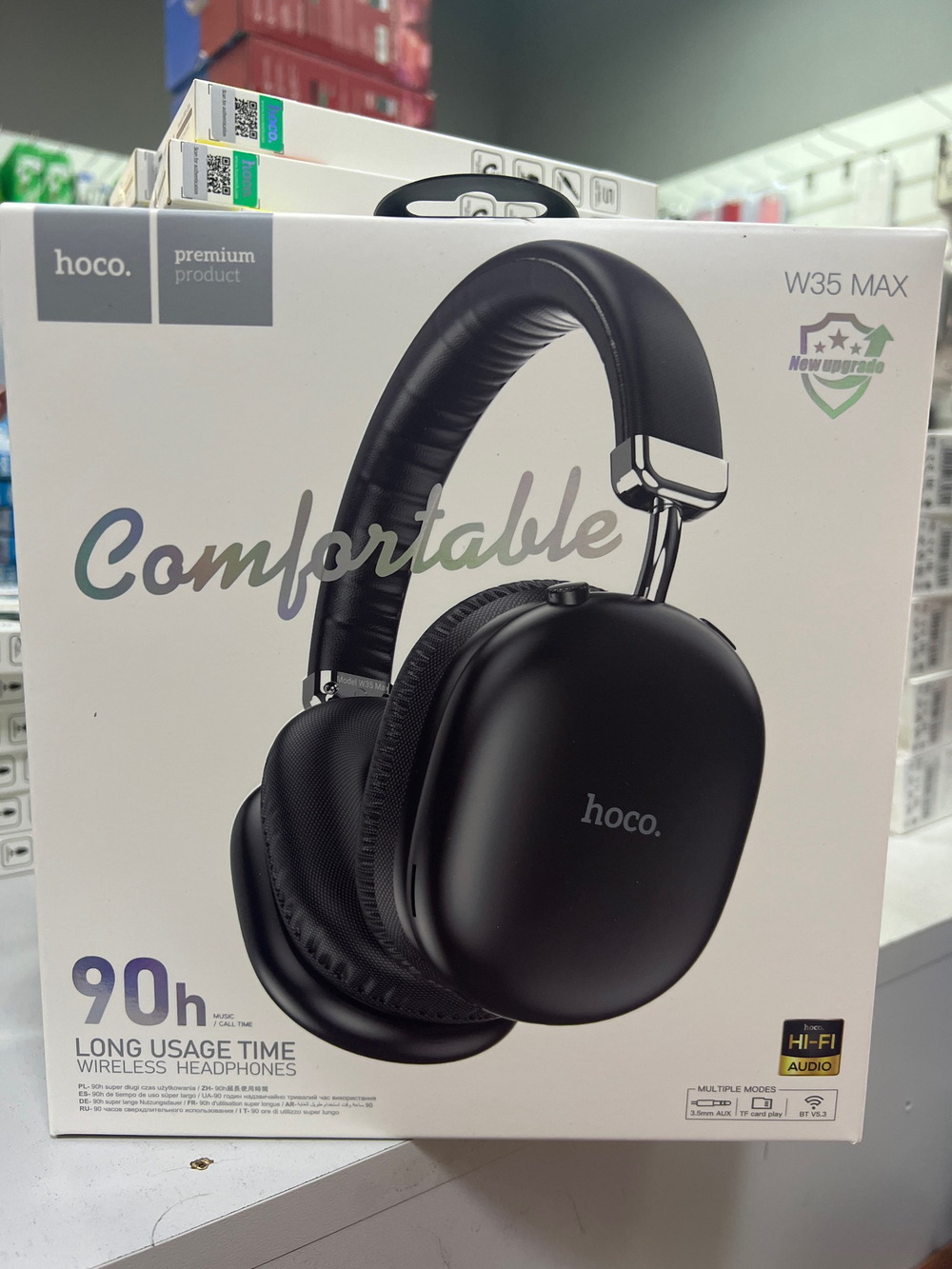 Наушники беспроводные Hoco  W35 MAX (Black)