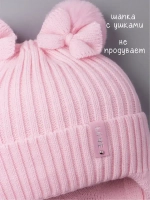 Шапка зимняя вязаная и снуд