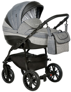 Детская коляска Indigo Indigo New 2 в 1 In07 черный