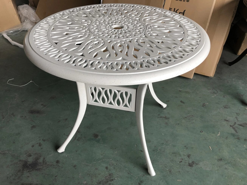 Белая мебель из литого алюминия Palermo 4 white, белый