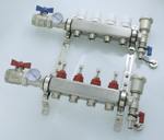 КОЛЛ. группа  ЗОЛЛ  с РАСХОД. с кр. (НЕРЖ)  1" х 4 ход (5/1шт) Т