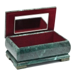 Ларец под купюру из змеевика, с иллюстрацией "Хозяйка медной горы" 185*90*75мм