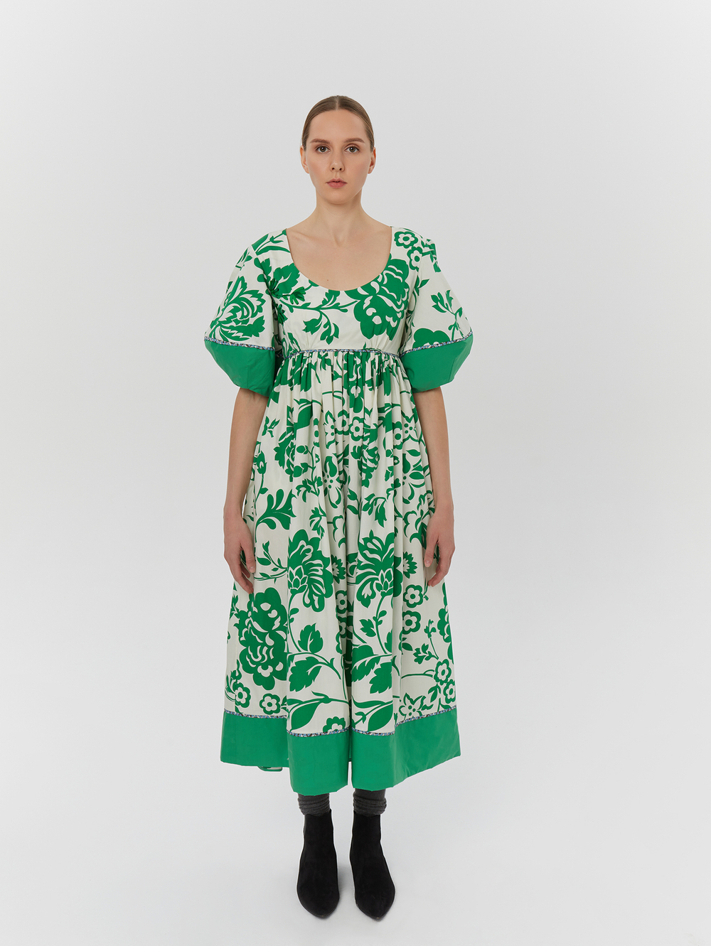 Платье "Груша", зеЛёный