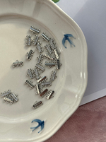 Коннектор с тремя петельками со стразами